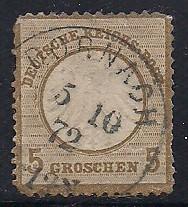 Germany Sc. # 6 Used F/VF Nice Cancel