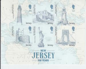 2014 Jersey New Jersey 350th Anniversary SS (1789-94a) MNH