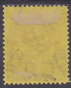 TURKS & CAICOS ISLANDS 1917 WAR TAX ON KGV 3D ERROR OVERPRINT DOUBLE