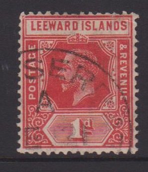 Leeward Islands Sc#48 Used Postmark Montserrat