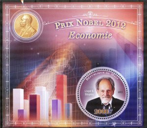 Mali 2013 Nobel Prix 2012 Economy Lloyd S. Shapley S/S MNH