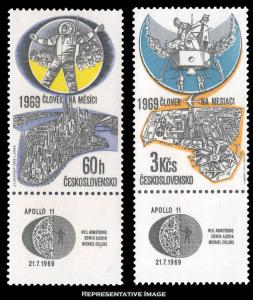 Czechoslovakia Scott C75-C76 Mint never hinged.