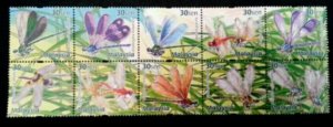 *FREE SHIP Malaysia Dragonflies & Damselflies 2000 Insect Dragonfly (stamp) MNH