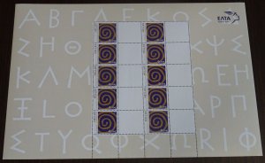 Greece 2006 Greek Museums Set of 2 Personalized Sheet with Blank Labels MNH