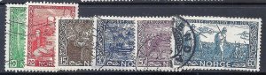 NORWAY 1941 Scott 240-45 Complete used set