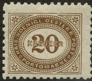 Austria, Scott #J8, Unused, Hinged