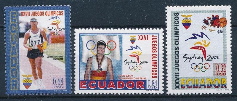 [61815] Ecuador 2000 Olympic Games Sydne, Athletic Weightlifting  MNH