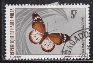 Burkina Faso 247 Danaus Chyrsippus 1971