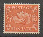 GB George VI  SG 488a  mounted min wmk sideways