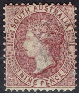 SOUTH AUSTRALIA 1901 QV 9D WMK CROWN/SA