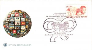 #1772 International Year Of The Child UO Cancel – UN Cachet