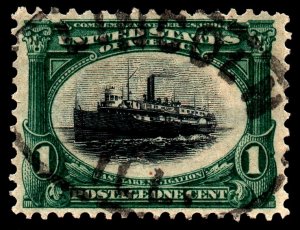 U.S. Scott #294: 1901 1¢ Pan-American, Used, F/VF