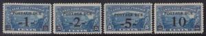 Canal Zone J21-J24 VF-XF-OG-PH set cv $ 28 ! see pic !