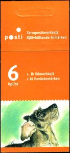 Finland #1318, Complete Set, Unexploded Bklt, 2008, Dogs, Never Hinged