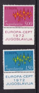 Yugoslavia   #1100-1101   MNH  1972  Europa