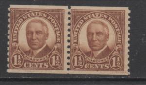 Scott#  686   unused  OG  MNH  Pair