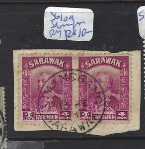 SARAWAK (P1209B)  4C  PR SG 109   SIMANGGANG PIECE  VFU    