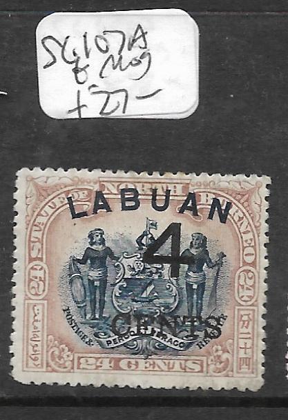 LABUAN (PP0204B) 4C/24C ARMS, LION SG 107A   MOG