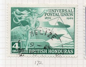 British Honduras 1949 Early Issue Fine Used 4c. NW-207827