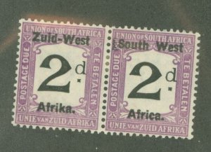South West Africa #J5 Unused