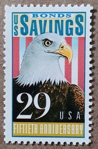 United States #2534 29c US Savings Bonds-50th Anniversary MNH (1991)