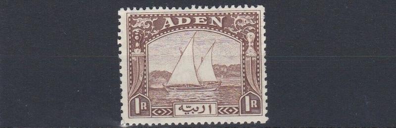 ADEN  1937  S G 9  1R  BROWN    MNH 