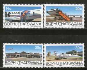 Bophuthatswana 1986 Airways Aircraft Aviation Flag Transport Sc 184-7 MNH # 1763