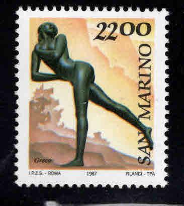 San Marino Scott 1133 MNH** 1987 Greco sculpture