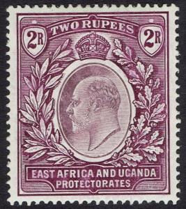 EAST AFRICA & UGANDA 1904 KEVII 2R WMK MULTI CROWN CA