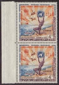 Laos Human Rights (Scott #88 Pair) MNH 