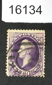 MOMEN: US STAMPS # 218 USED $225 LOT #16134