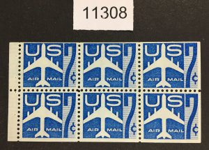 MOMEN: US STAMPS # C51a MINT OG NH BOOKLET LOT #11308