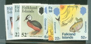 Falkland Islands #408/415 Mint (NH) Multiple (Wildlife) (Wildlife Conservation)