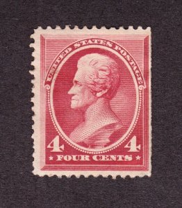 US 215 4c Jackson Mint F-VF Small POG H SCV $190