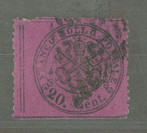 Roman (Papal) States #23b Used Single