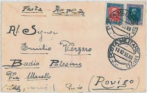 ITALIAN COLONIES - A.O.I. ERITREA: AIRMAIL ENVELOPE - Military Post 70 1935-