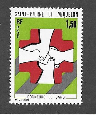 St. Pierre & Miquelon Scott #434  Mint NH  Scott CV $12.00