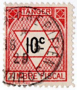 (I.B) France Colonial Revenue : Tangier Duty 10c