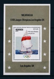 [55488] Nicaragua 1983 Olympic games Los Angeles Sailing MNH Sheet