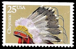 # 2502 MINT NEVER HINGED CHEYENNE HEADDRESS
