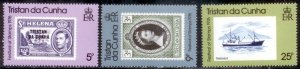 Tristan Da Cunha 1976 SC# 206-8 MNH-OG E32