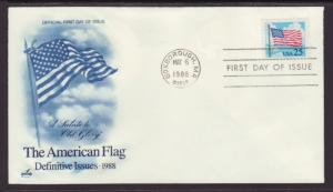 US 2278 Flag Artcraft U/A FDC