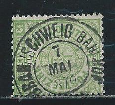 Germany (North German Confed) 14 1869 1/2gr Used (x1)