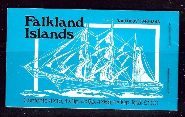 Falkland Is 269a MNH 1978 Bklt Mail Ships see note in Scott    (ap6027)