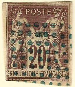 French Colonies (Scott #34) F-VF Used hr...Buy before prices go up again!