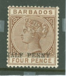 Barbados #69a var  Souvenir Sheet