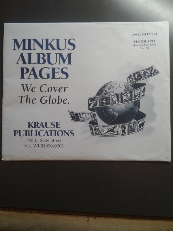 Minkus Yugoslavia supplement for 1998