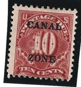 Canal Zone Scott #J20 Mint 10c Postage Due O/P  2021CV $150.00