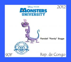 CONGO SHEET DISNEY MONSTERS