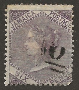 Jamaica (1860) - Scott # 5,  Used